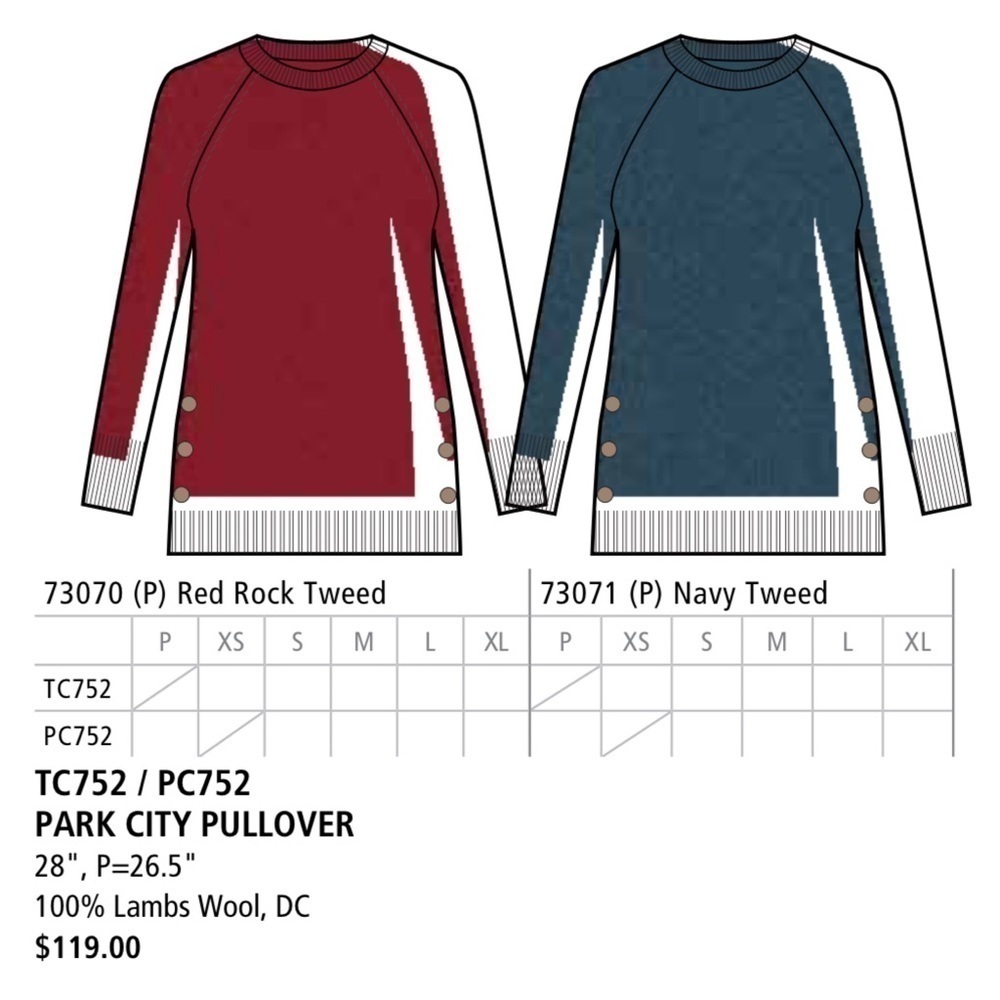 Pendleton Park City Pullover Lambswool Cherry Red… - image 2